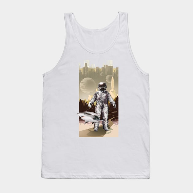 STRANGE OUTDOOR Tank Top by ADAMLAWLESS